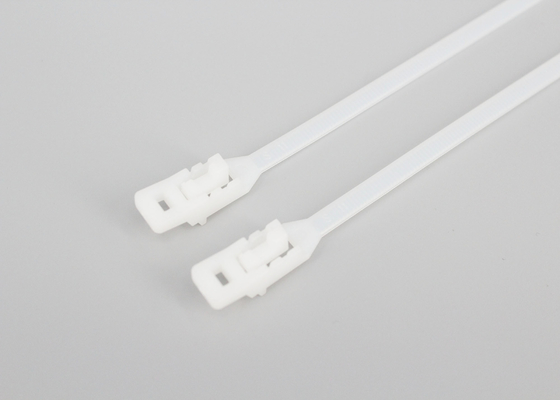 China DM-4.8*280RT mm double loop reusable cable tie / double lock releasable cable ties supplier